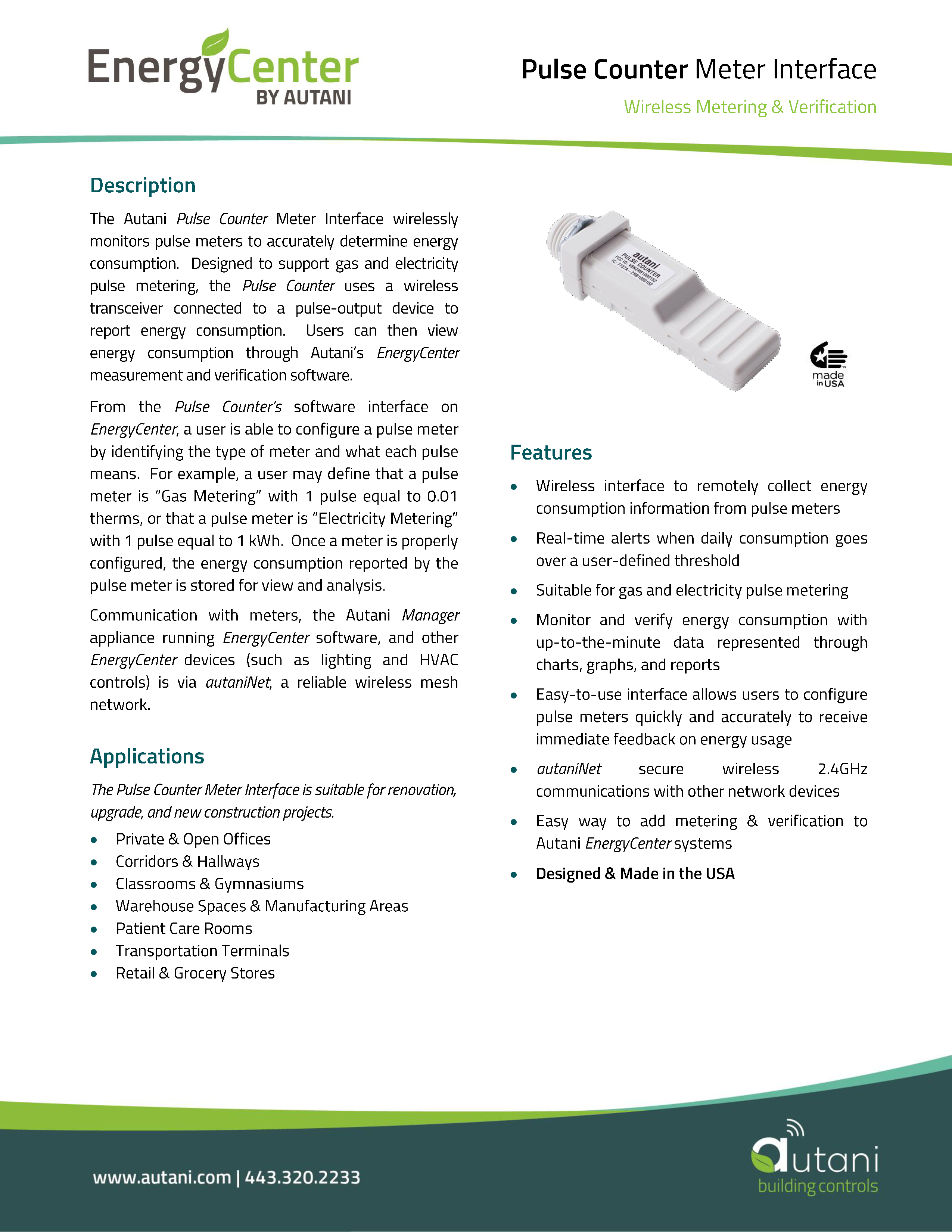 Pulse Counter Meter – Autani Support